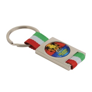 ON Metal and nylon key chain. Centre to be customised with resin logo - Img 6