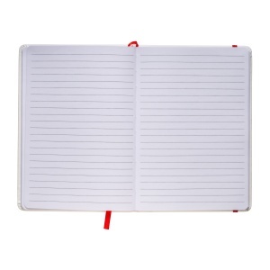 ON Notebook with coloured elastic, ruled sheets, satin bookmark - Img 13