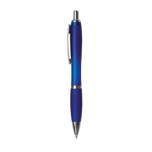 ON Plastic snap pen with coloured barrel, matching rubberised grip and metal clip - Img 11