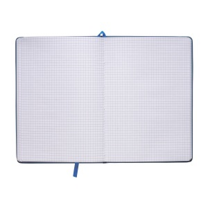 ON PU notebook with coloured elastic, squared sheets (80 pages), satin bookmark - Img 11