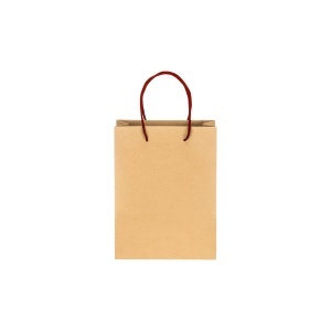 ON Pungă din hârtie reciclată naturală de 150 g/m2 cu clin și mânere scurte colorate - Img 13