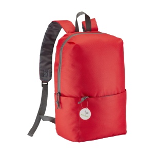 ON PVC-free polyester 4 pockets backpack with four pockets, adjustable shoulder straps - Img 5