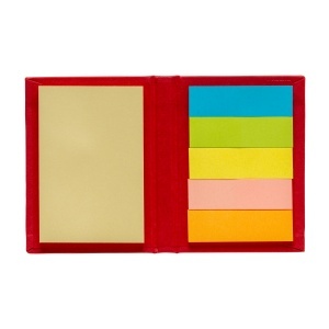 ON Small cardboard notebook containing sticky notes - Img 7