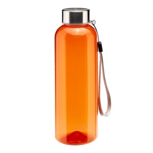 ON Sticlă transparentă din PET reciclat 500 ml. Capac de plastic cu șnur. - Img 4