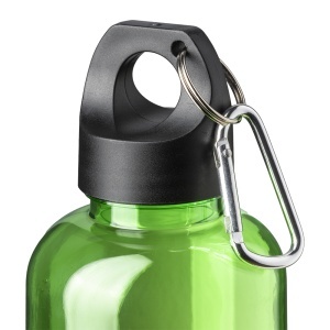 ON Sticlă transparentă din PET reciclat 580 ml. Capac de plastic cu carabină. - Img 8