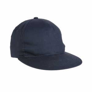 ON Thick cotton 6-panel cap with straight visor and adjustable velcro strap