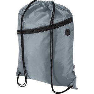Oriole RPET drawstring bag with zipped front pocket 5L - Img 7