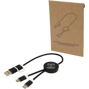 PF™ Alasia cablu 5-în-1 30 cm din aluminiu și plastic reciclat pentru sincronizare date și încărcare rapidă 27W - Img 16