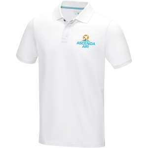 PF™ Graphite polo organic bărbați cu mânecă scurtă - Img 1