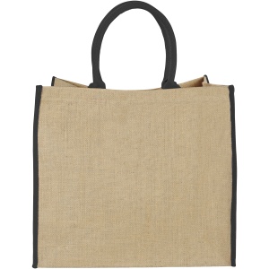 PF™ Harry coloured edge jute tote bag 25L
