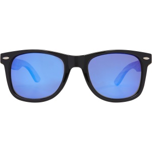 PF™ Hiru rPET/wood mirrored polarized sunglasses in gift box
