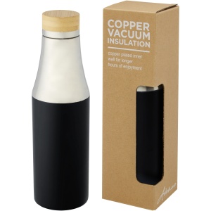 PF™ Hulan 540 ml copper vacuum insulated stainless steel bottle with bamboo lid