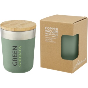 PF™ Lagan 330 ml copper vacuum insulated stainless steel tumbler with bamboo lid - Img 1