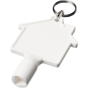PF™ Maximilian house-shaped recycled utility key keychain