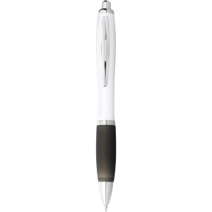 PF™ Nash ballpoint pen with white barrel and coloured grip (black ink)