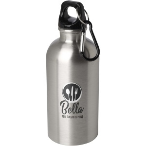 PF™ Oregon sticlă de apă 400 ml din oțel inoxidabil simplu perete certificat RCS cu carabină - Img 23