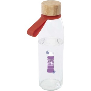PF™ Porto 500 ml glass water bottle with silicone handle and bamboo lid - Img 7