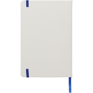 PF™ Spectrum A5 white notebook with coloured strap