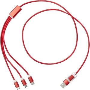 PF™ Versatile 5-1 recycled aluminium charging cable