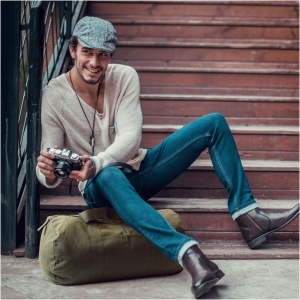 PF Citizen Green Higgins duffle travel bag