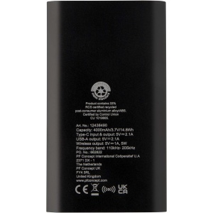 PF Baterie externă Asama 5000 mAh tip C din plastic reciclat