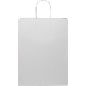PF Pungă de hârtie kraft 120 g/m2 cu mânere răsucite - 31 x 12 x 31 cm