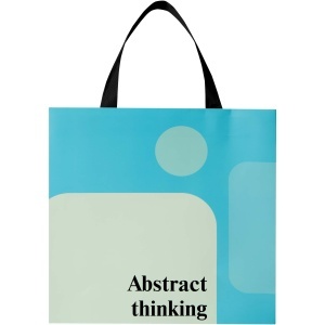 PF Smartfold 230 g/m2 paper bag with ribbon handles and matt lamination - 31 x 12 x 31 cm - Img 11