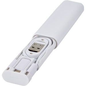 PF Cablu de încărcare modular Savvy din plastic reciclat cu suport pentru telefon