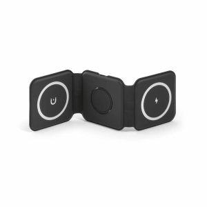 Planck Încărcător rapid wireless 3 în 1 rABS. 15W. Port USB-C.
