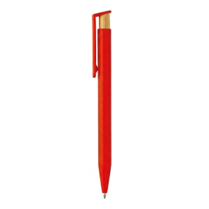 Plastic retractable pen. Bamboo insert - Img 8