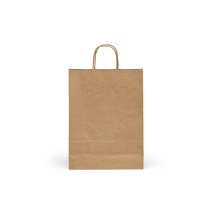 Pungă Vesuvio M maro, reciclată, din material kraft FSC®. 115 g/m². Fabricată în Portugalia. - Img 3