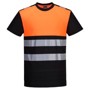 PW PW3 Hi-Vis Cotton Comfort Class 1 T-Shirt S/S