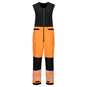 PW PW3 Hi-Vis Rain Salopettes (3L)