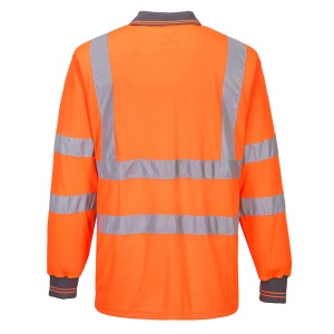 PW Tricou Polo HiVis cu maneci lungi - Img 3