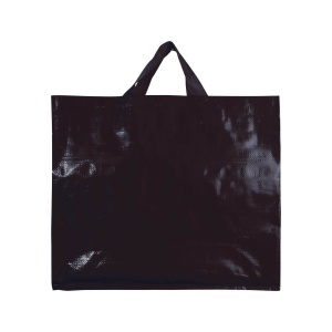 Recycled laminated 120 g/m2 PP shopping bag with gusset and short  handles - Img 16
