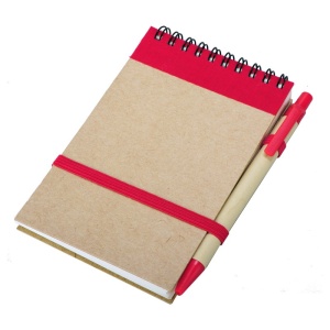 Royal™ KRAFT caiet cu pagini transparente 90×140 / 140 pagini cu pix - Img 2