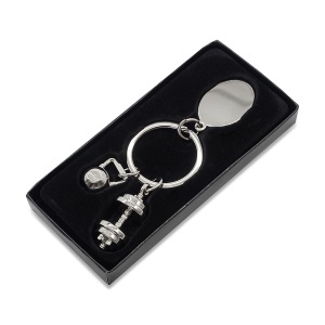 Royal GYMKEY metal keychain