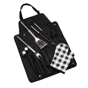 Royal Set STEAKOUT&BBQ pentru grătar cu șorț
