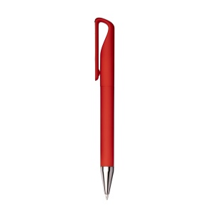 Rubberized plastic twist pen. Clip suitable for tone-on-tone laser printing - Img 7