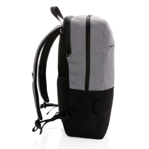 Rucsac modern pentru laptop de 15,6" cu USB și RFID, fără PVC - Img 4