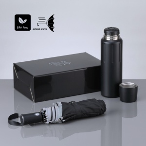 CO Scandic Set III: termos cu vid 750 ml și umbrelă automată