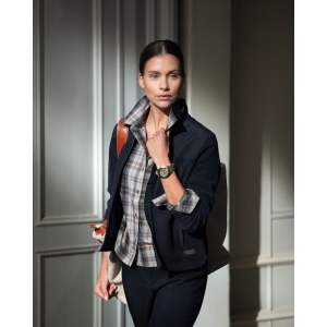 Sedona Women - Fashionable yoke fleece Main fabric: 300 g/m²| Contrast fabric: 140 g/m²