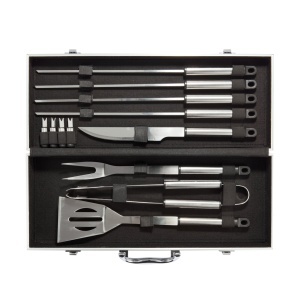 Set grătar cu 12 bucăți în cutie de aluminiu - Img 3