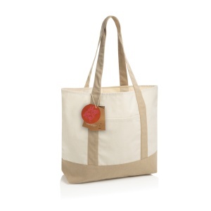 SHOP LOCAL AWARE™ recycled cotton 350gsm Tote bag - Img 6