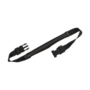 Slim, spandex 1-pocket waist bag with adjustable waist strap and clip closure