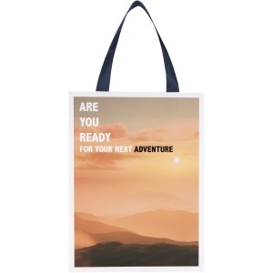 Smartfold 230 g/m2 paper bag with ribbon handles and matt lamination - 24 x 10 x 32 cm - Img 9