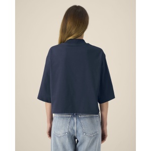 ST/ST Stella Raya - The women's cropped t-shirt in recycled cotton - Relaxed Fit | Women 200 g/m² - Img 12