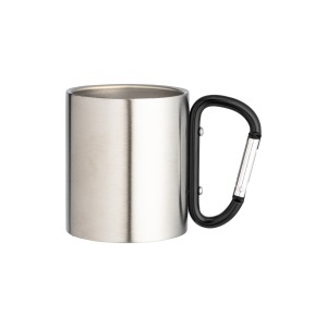 Steel mug with aluminum carabiner handle, 200 ml - Img 13