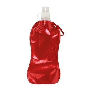 Sticlă de apă pliabilă din PE/PET fără BPA (480 ml), cu cârlig de fixare - Img 3
