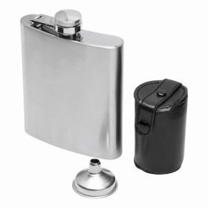 TOP GENTLEMAN - Set de 7 ploști din oțel inoxidabil